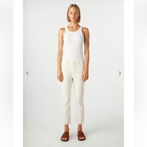 AMO EASY ARMY TROUSER IN BONE size 26